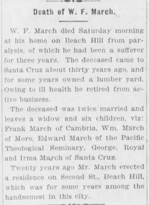 1897 Death-of-W.F.March clipping.png