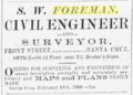 1866 S.W. Foreman ad Sentinel.png